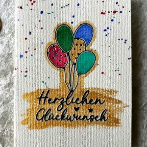 Ballongruß – „Herzlichen Glückwunsch"