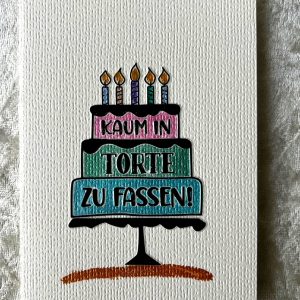 Kaum in Torte zu fassen! – Die Wortspiel-Karte
